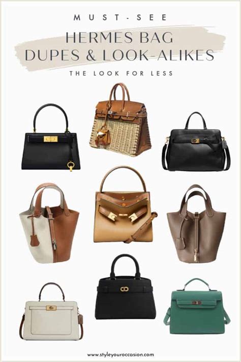 ebay hermes inspired bags|hermes birkin look alike bags.